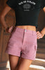 Short Bolsillos Laterales Purpura