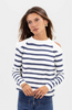 Sweater Sin Hombros Stripes