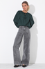 Pants Wide Leg Pocket Gray